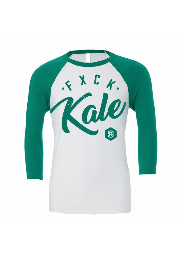 Fxck kale unisex baseball t-shirt samson athletics