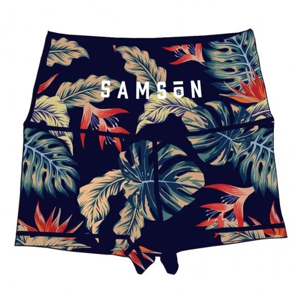 Midnight jungle booty shorts samson athletics