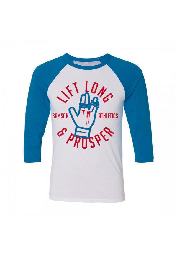 Lift long and prosper baseball t-shirt samson athletics