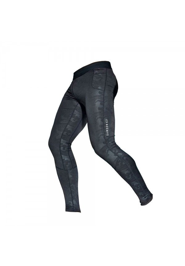 Mens black camo leggings samson athletics