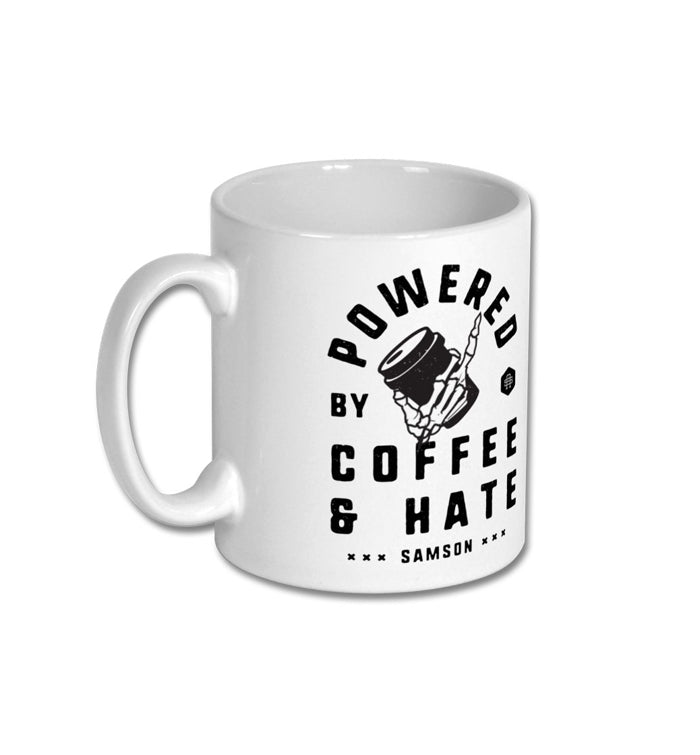 Powered By Coffee And Hate Mug