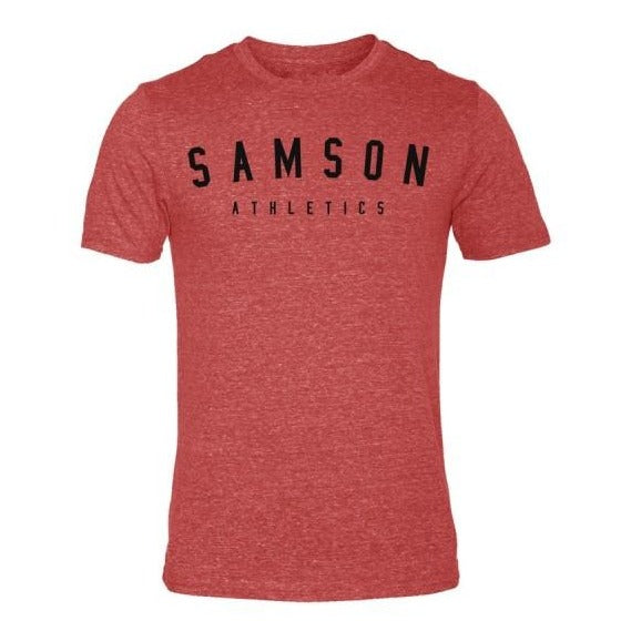 Classic signature red triblend t-shirt samson athletics