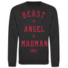 Beast Angel Madman Lightweight Gym Sweatshirt