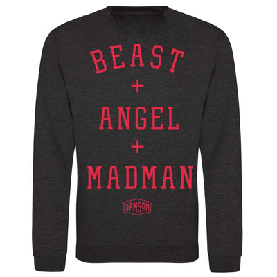 Beast Angel Madman Lightweight Gym Sweatshirt