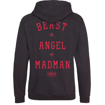 Beast Angel Madman Lightweight Gym Hoodie