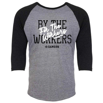 By The Workers Baseball T-Shirt