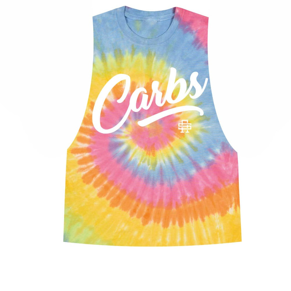 Carbs Tie Dye Ladies Tank Top