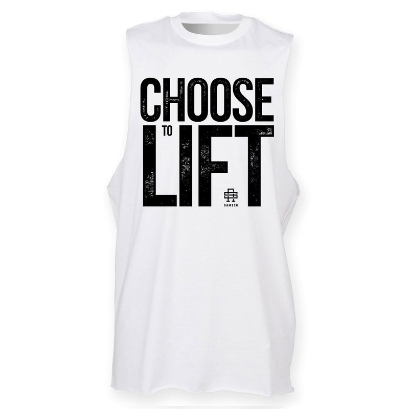 Choose To Lift Mens Cut Off Tank Top