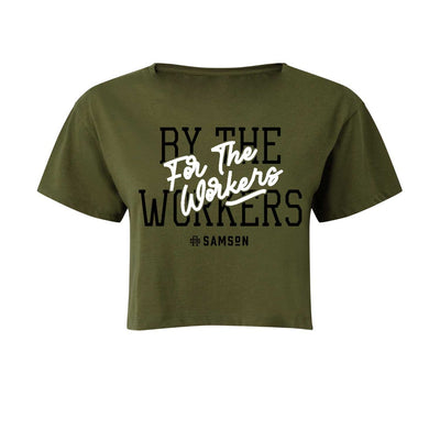By The Workers Ladies Cropped Tee