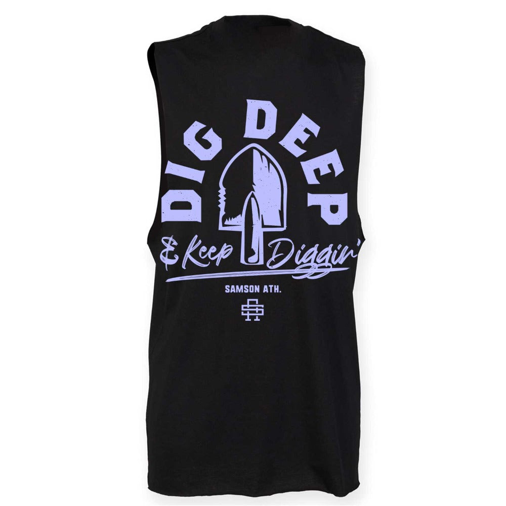 Dig Deep Mens Cut Off Tank Top