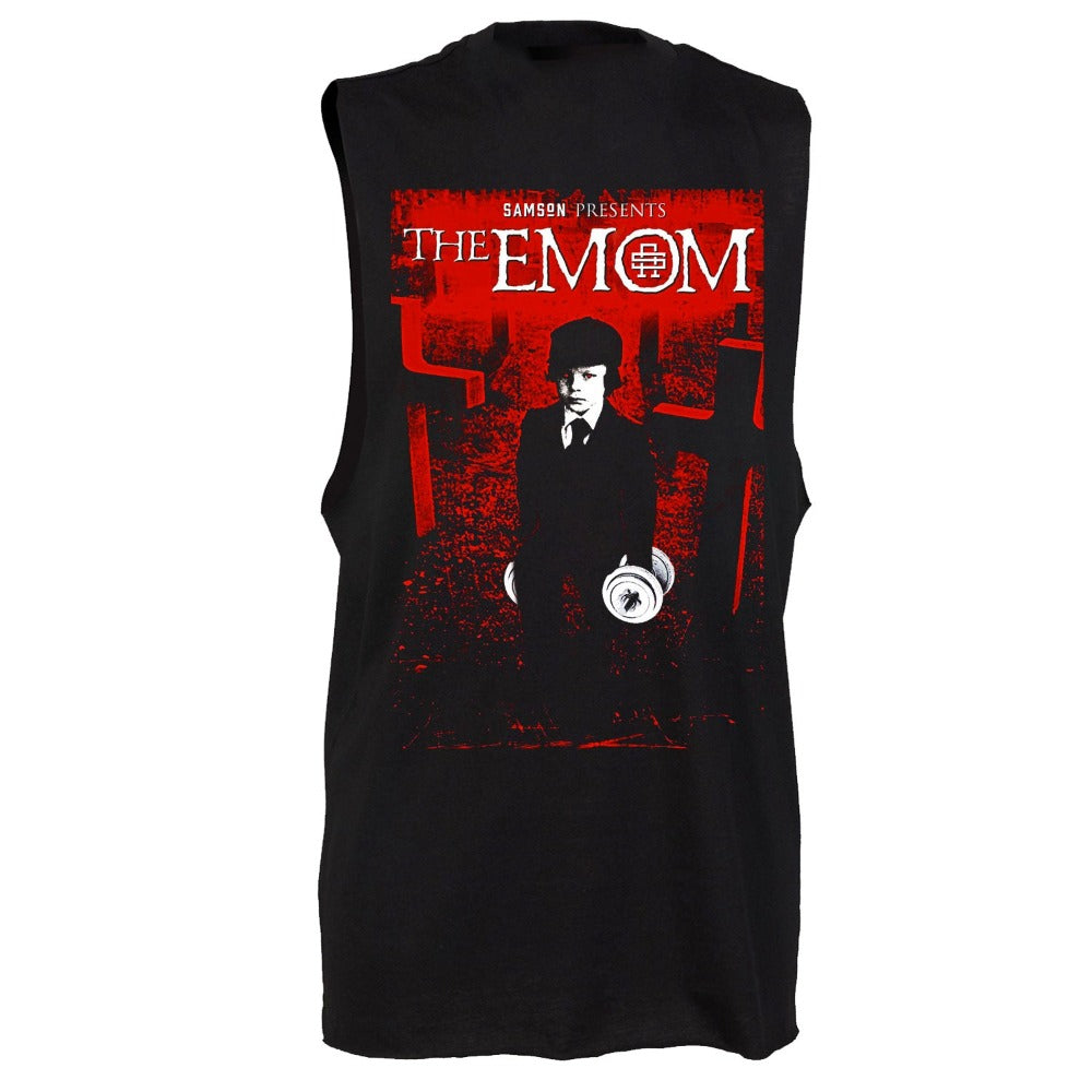 The Emom Omen Halloween Mens Cut Off Gym Tank Top