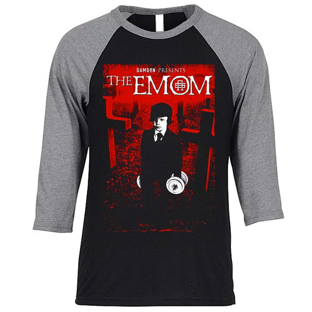 The Emom Omen Gym Halloween Baseball T-Shirt