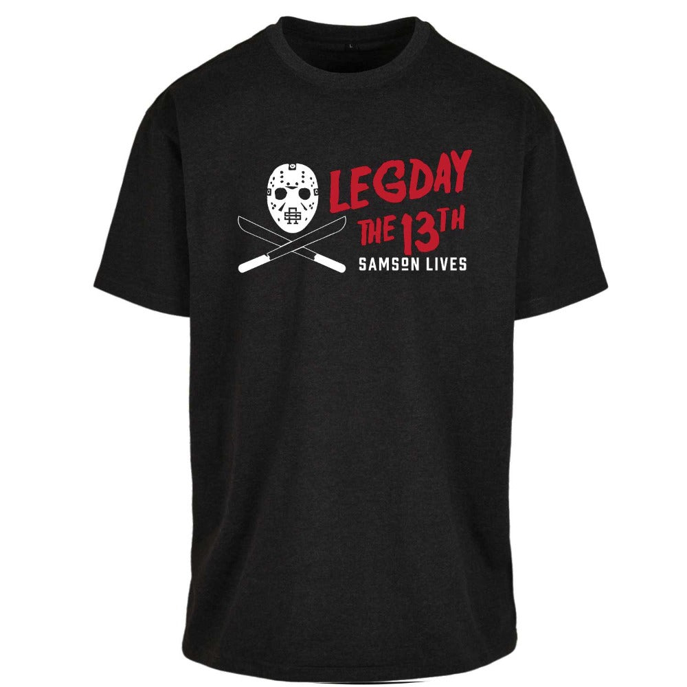 Leg Day The 13th Oversized Gym T-Shirt