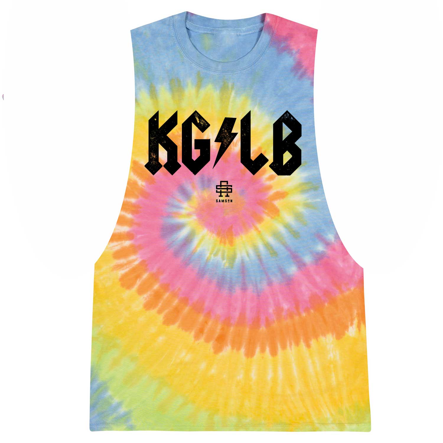 KG/LB Tie Dye Mens Tank Top
