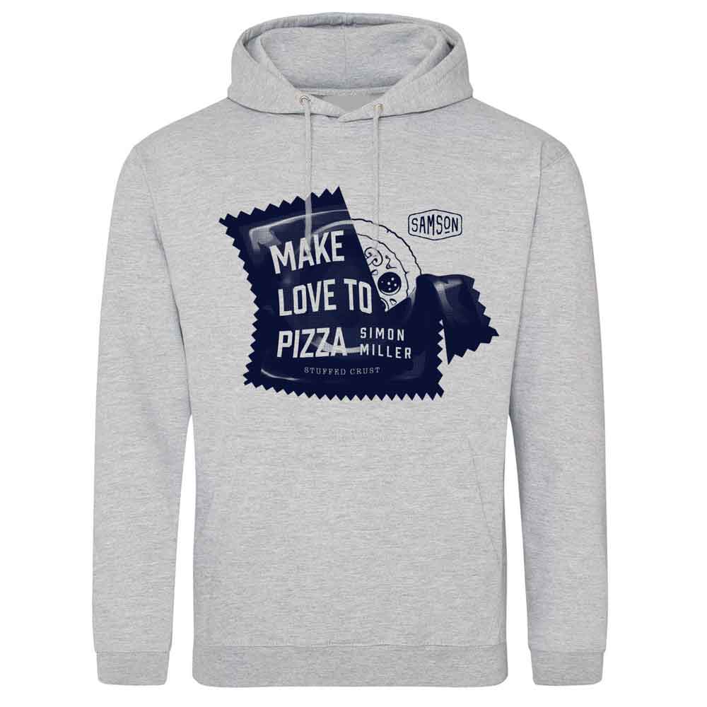 Simon Miller's Make Love To Pizza Lightweight Gym Hoodie