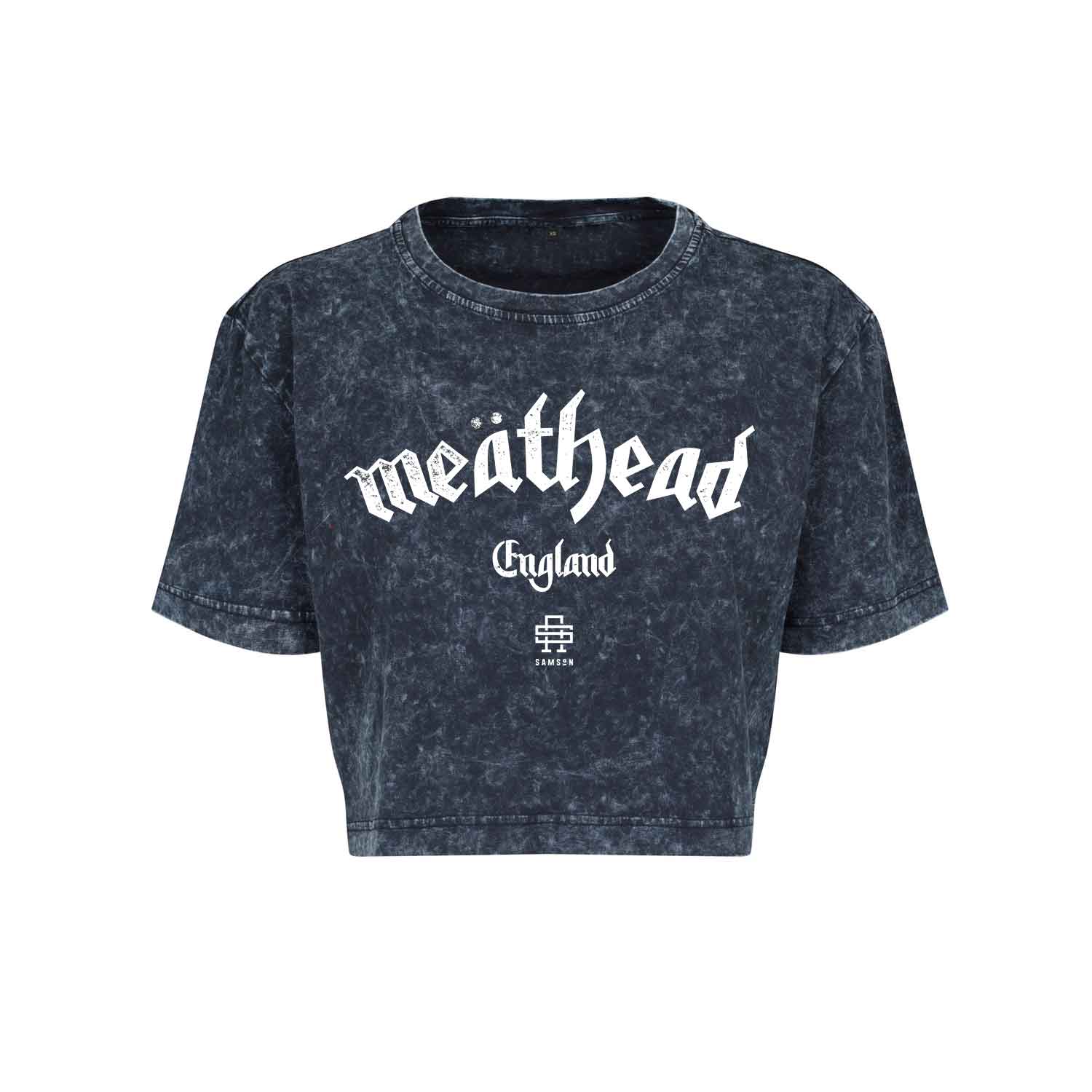 Meathead Ladies Cropped Washed Tee