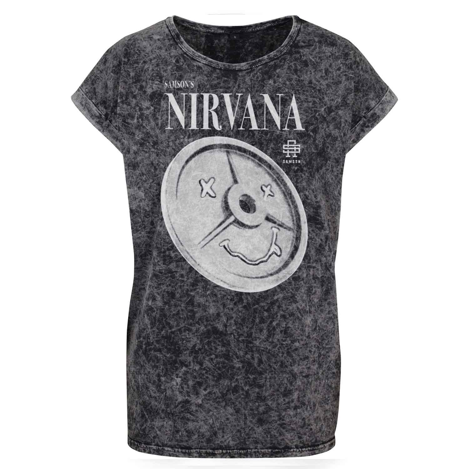Samson's Nirvana Ladies Washed Shoulder Tee