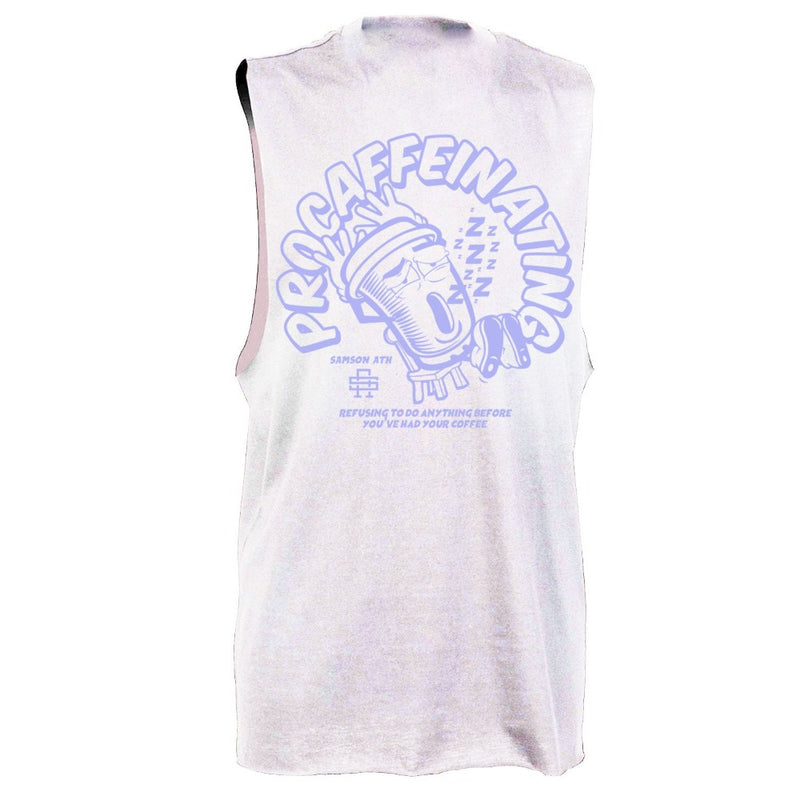 Procaffeinating Mens Cut Off Tank Top