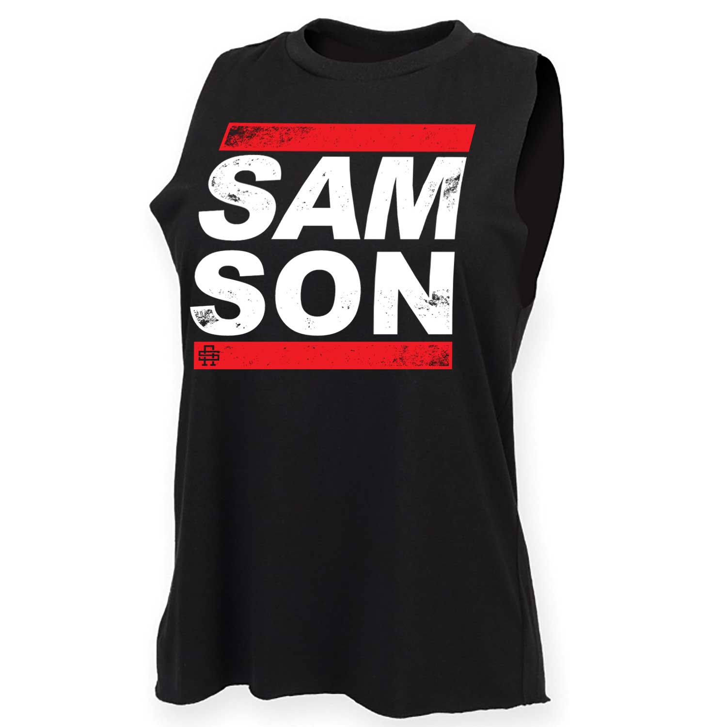 Run Samson Ladies Cut Off Tank