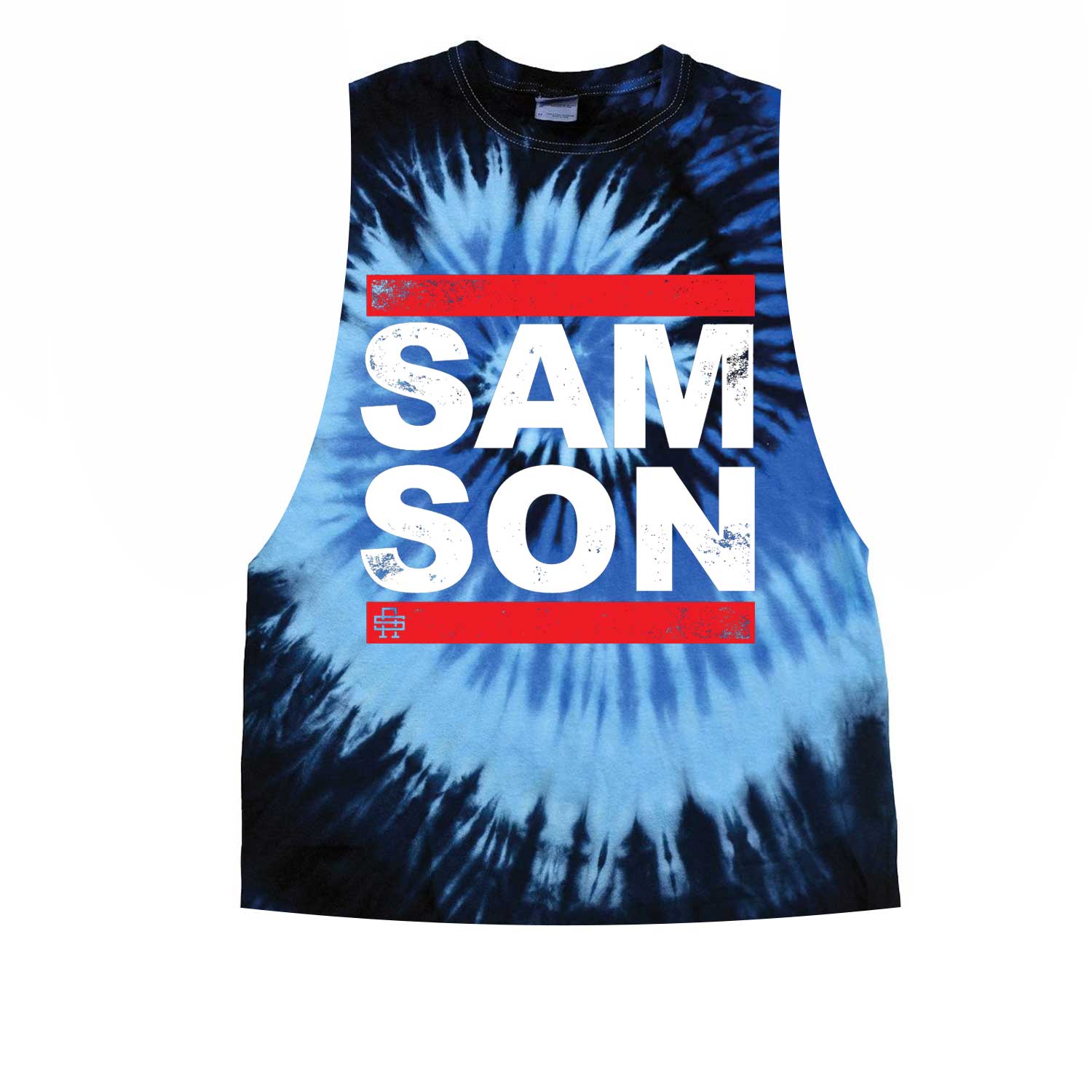 Run Samson Tie Dye Ladies Tank Top