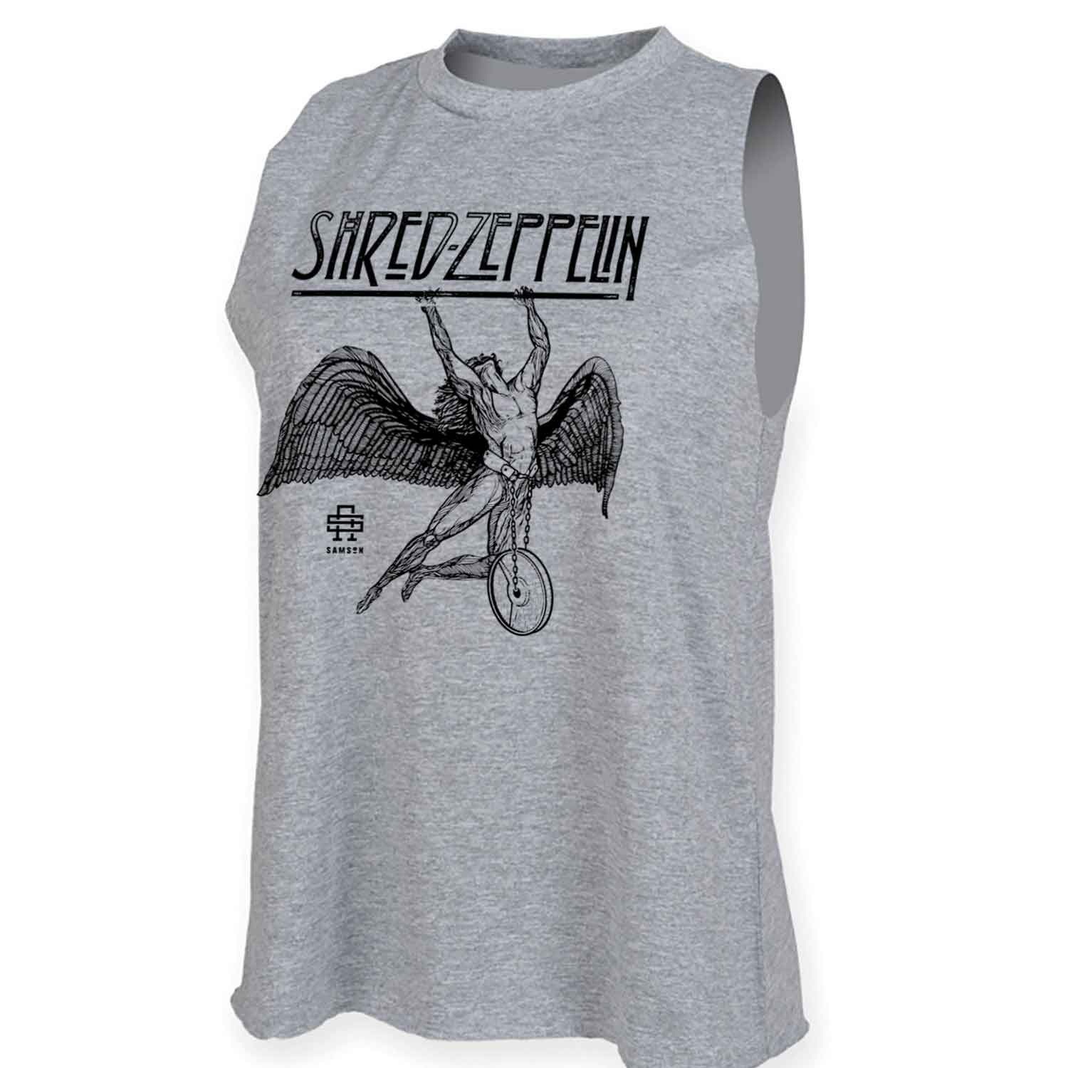 Shred Zeppelin Ladies Cut Off Tank
