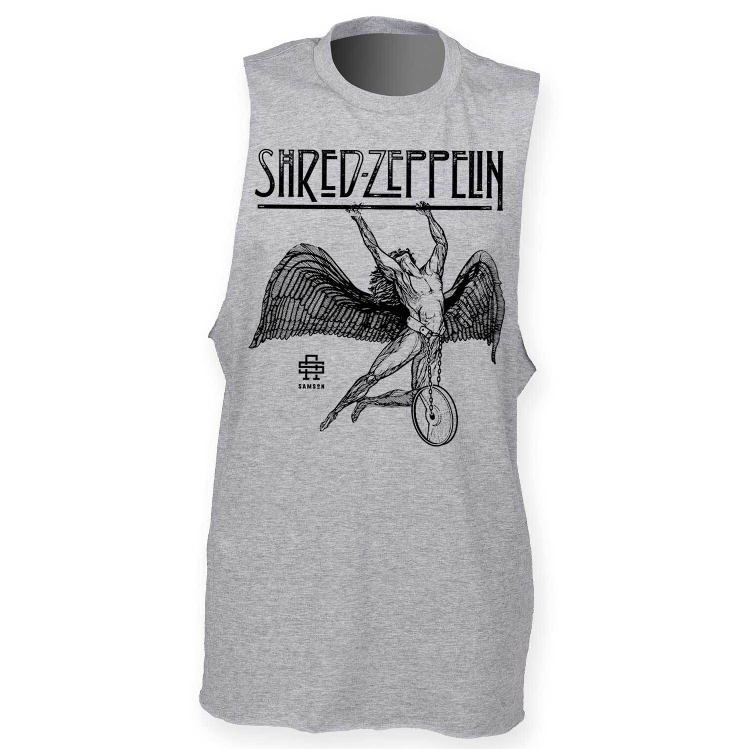 Shred Zeppelin Mens Cut Off Tank Top