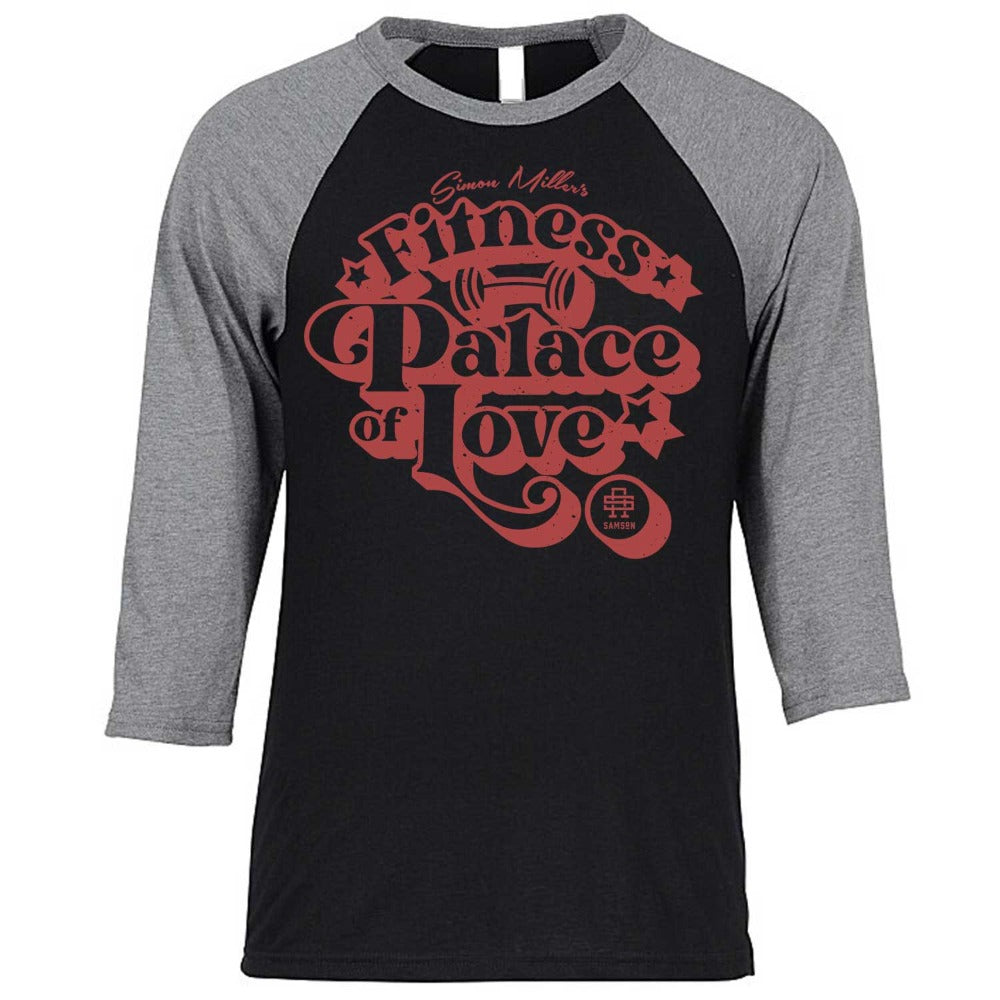 Simon Miller's Fitness Palace Of Love Baseball T-Shirt