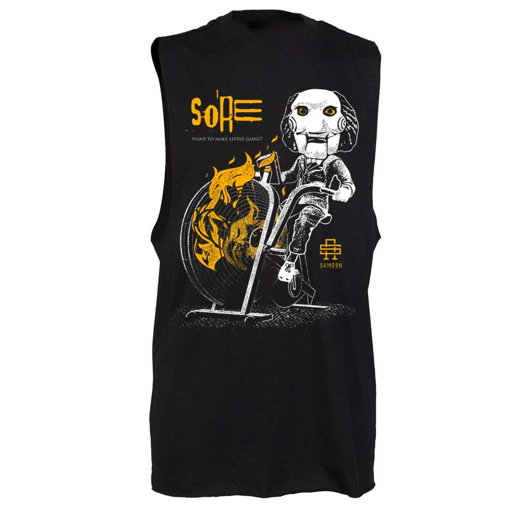 Sore Halloween Mens Cut Off Gym Tank Top
