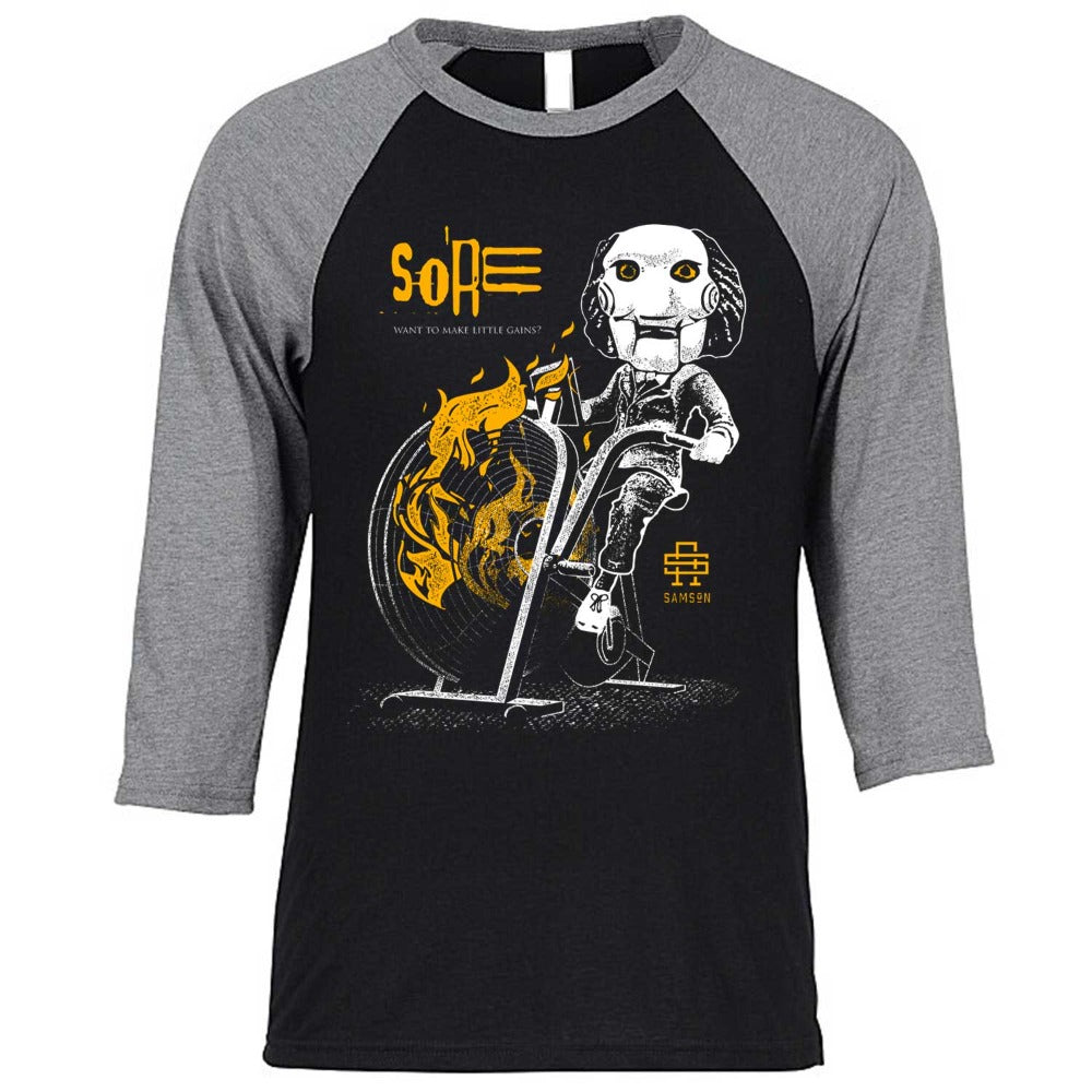 Sore Gym Halloween Baseball T-Shirt