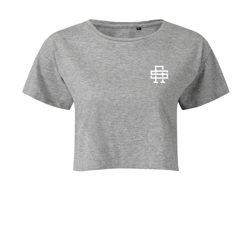 Caffeinated And Unsophisticated Ladies Cropped Tee