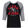 Clean and Jerk Baseball T-Shirt