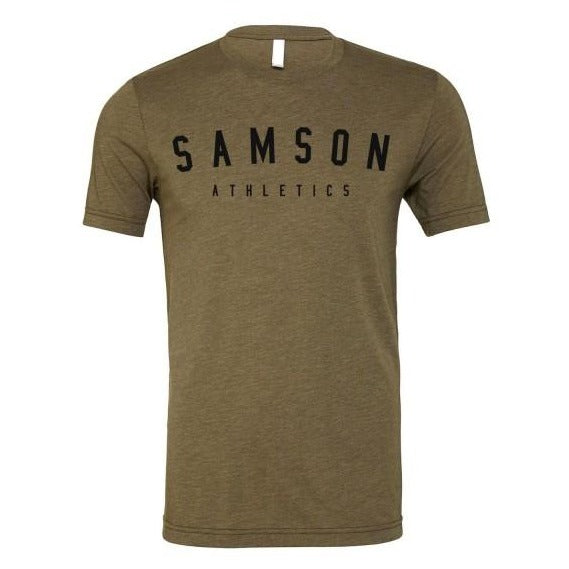 Classic signature olive triblend t-shirt samson athletics