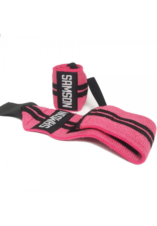 Samson wristwraps pink samson athletics